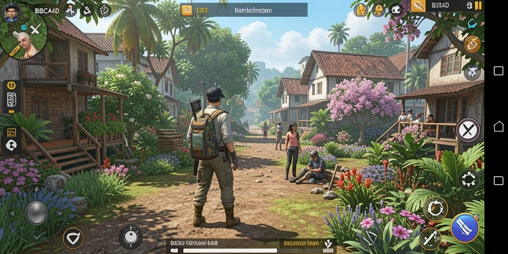 Tampilan gameplay BBCA4D yang menarik dalam simulasi kehidupan.