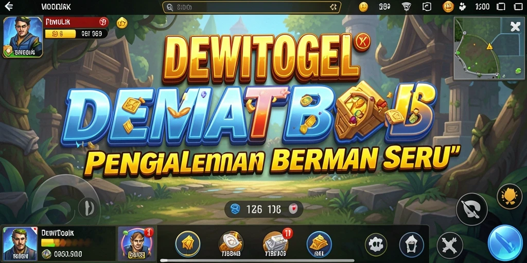 Tangkapan layar utama DEWITOGEL menunjukkan gameplay simulasi yang menarik.