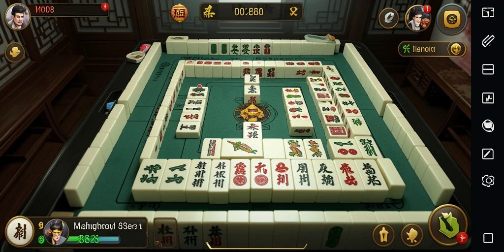 Tampilan gameplay menarik dalam permainan Mahjong FO8.