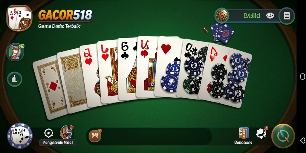 Screenshot GACOR518 menampilkan gameplay seru Domino.
