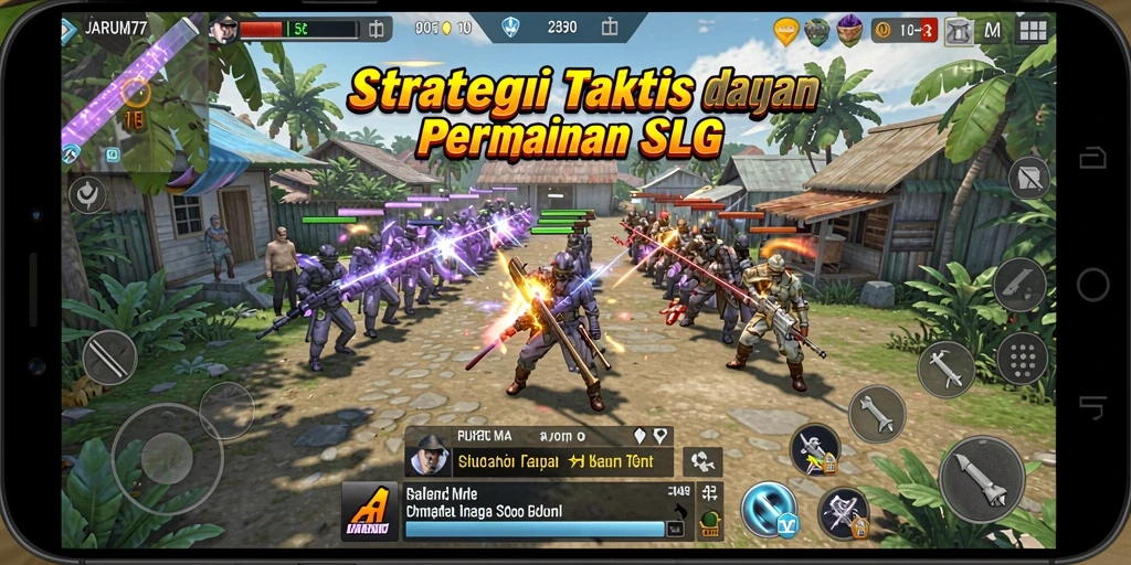 Tangkapan layar gameplay <strong>JARUM77</strong> yang menunjukkan strategi dan aksi yang intens.