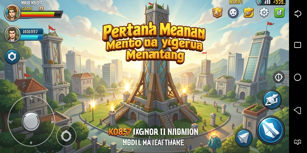 Screenshot menunjukkan aksi seru dalam pertahanan menara KO857.