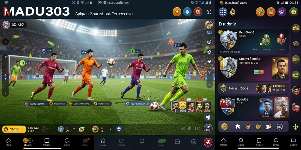 Tampilan screenshot MADU303 yang menunjukkan pengalaman taruhan olahraga.