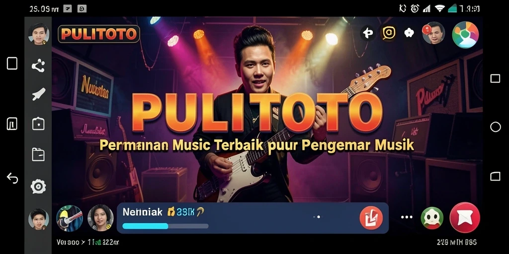 Screenshot gameplay PULITOTO dengan aksi seru dan musik yang menggugah.