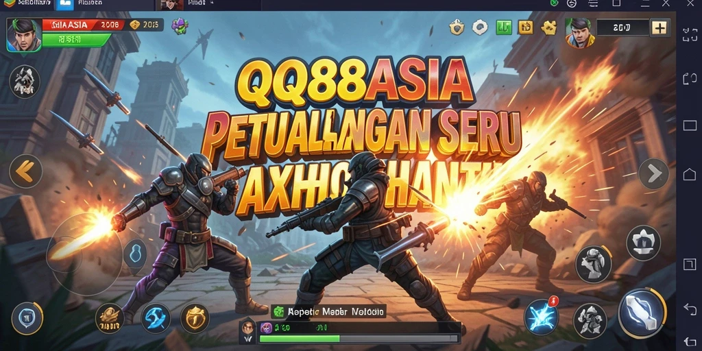 Tampilan gameplay QQ88ASIA dengan aksi yang mendebarkan.