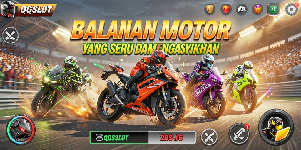Tampilan gameplay yang mendebarkan dan penuh aksi dari QQSLOT.