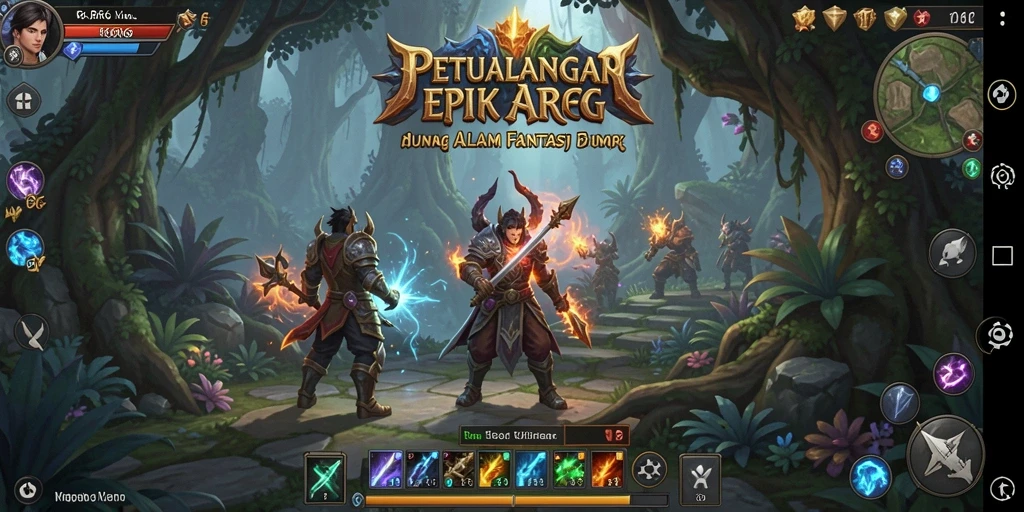 Tampilan menakjubkan dari gameplay R6R6 yang penuh aksi ARPG.
