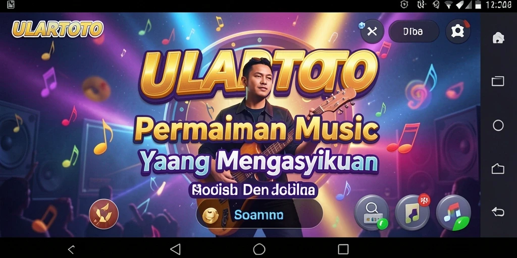 Tampilan gameplay ULARTOTO yang penuh warna dan interaktif.