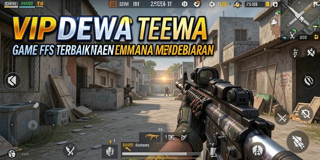 Screenshot menampilkan aksi gameplay menegangkan dalam VIPDEWA.
