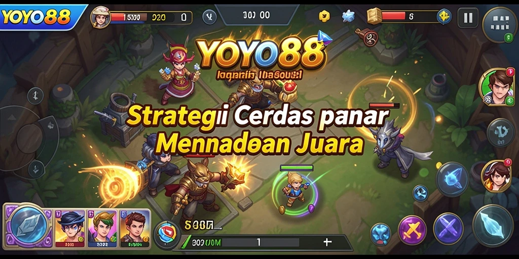 Tampilan gameplay strategis yang menarik dan mendebarkan dari YOYO88.