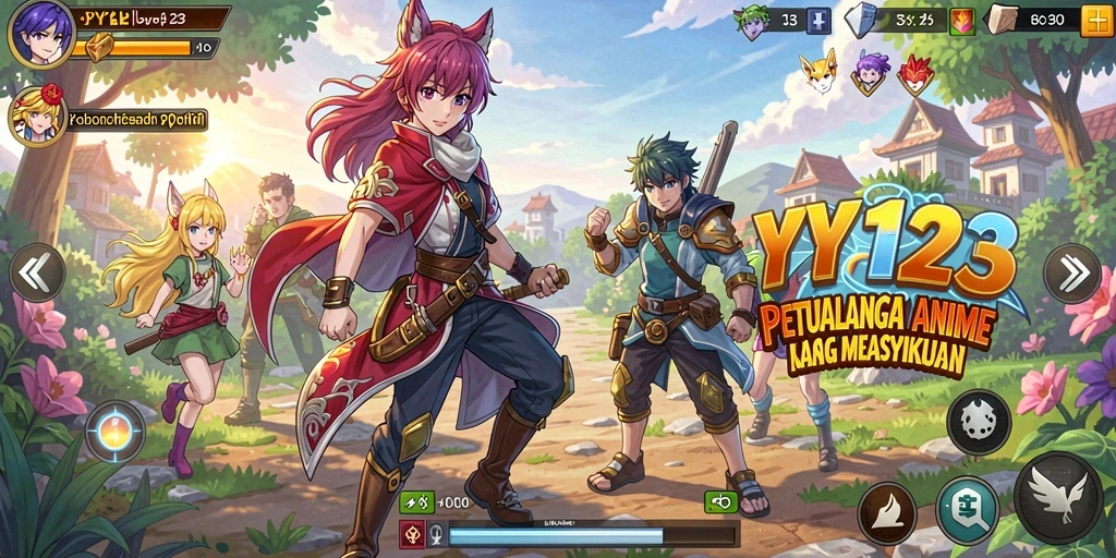 Tampilan gameplay YY123 yang menakjubkan dan dinamis.